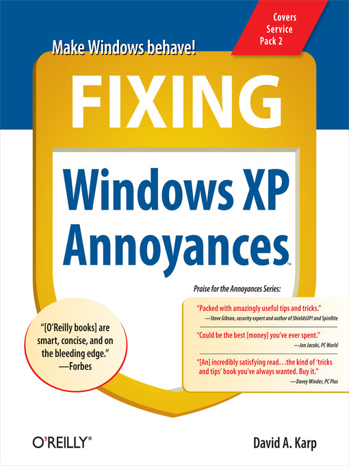 Title details for Fixing Windows XP Annoyances by David A. Karp - Available